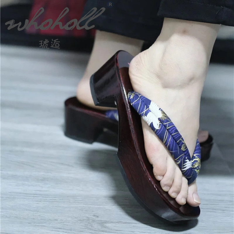 Geta Wooden Sandal - Japon Ahşap Yazlık Kadın Terlikleri İç
