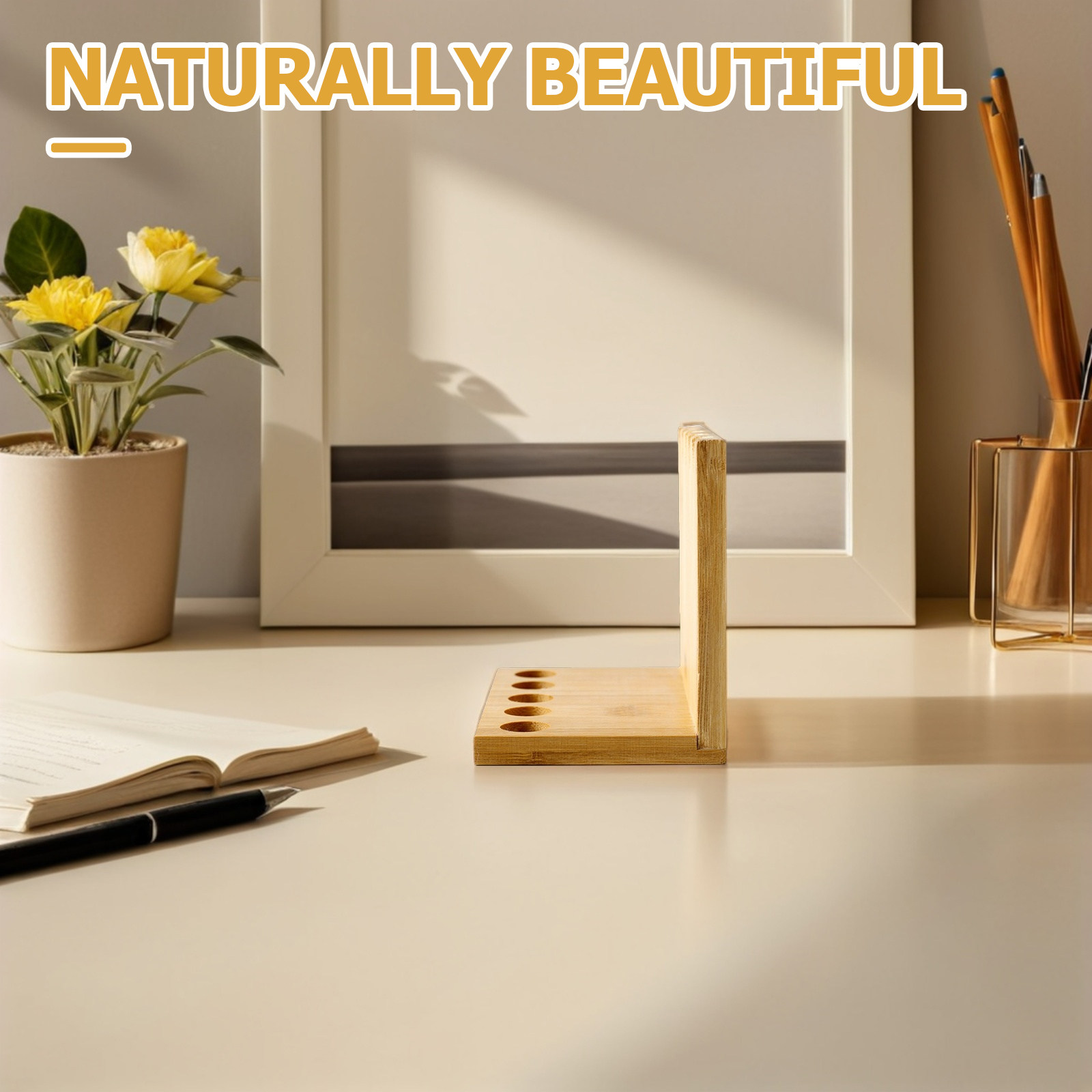 Incense Holder - Bambu Tütsü Tüpü Tutucu, 5 Yuvalı