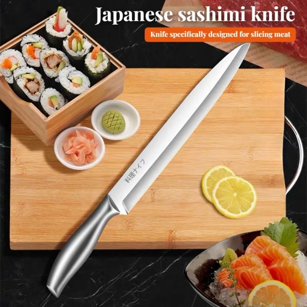 Japanese Knife - PLYS-Profesyonel Japon Mutfak Somon Sashimi Bıçağı