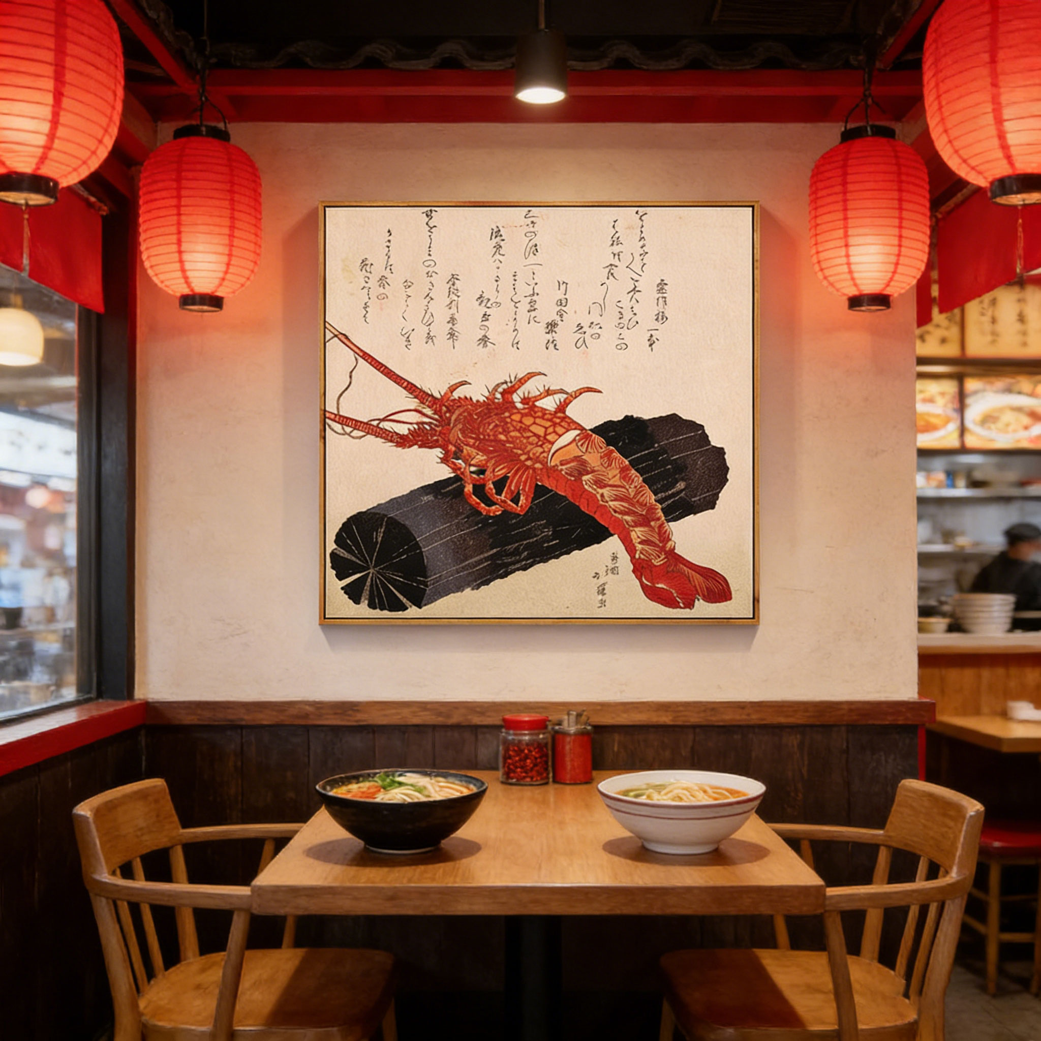 Japon Ukiyo-e Tarzı Istakoz Ka - Japanese Restaurant Lifestyle incelemesi ve fiyatı