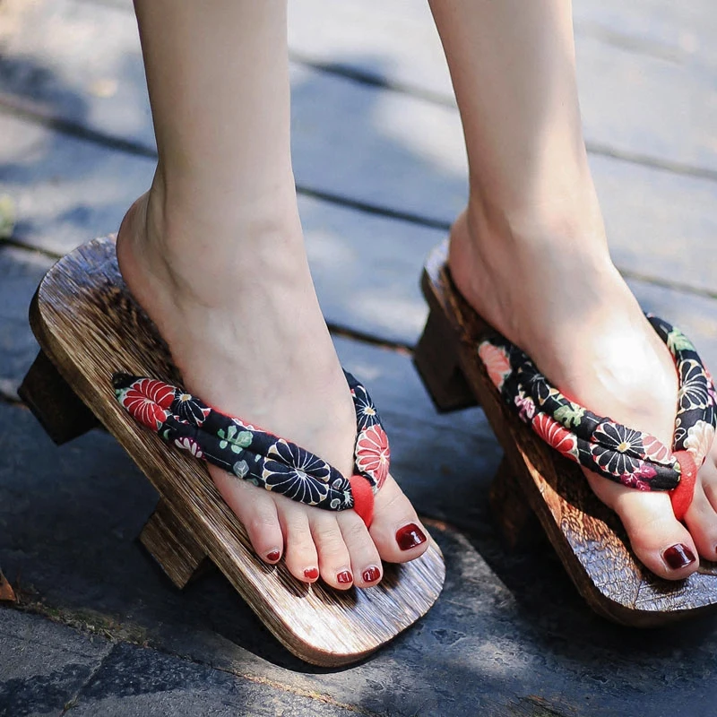 Kadın Cosplay Ayakkabıları Çif - Geta Wooden Sandal incelemesi ve fiyatı