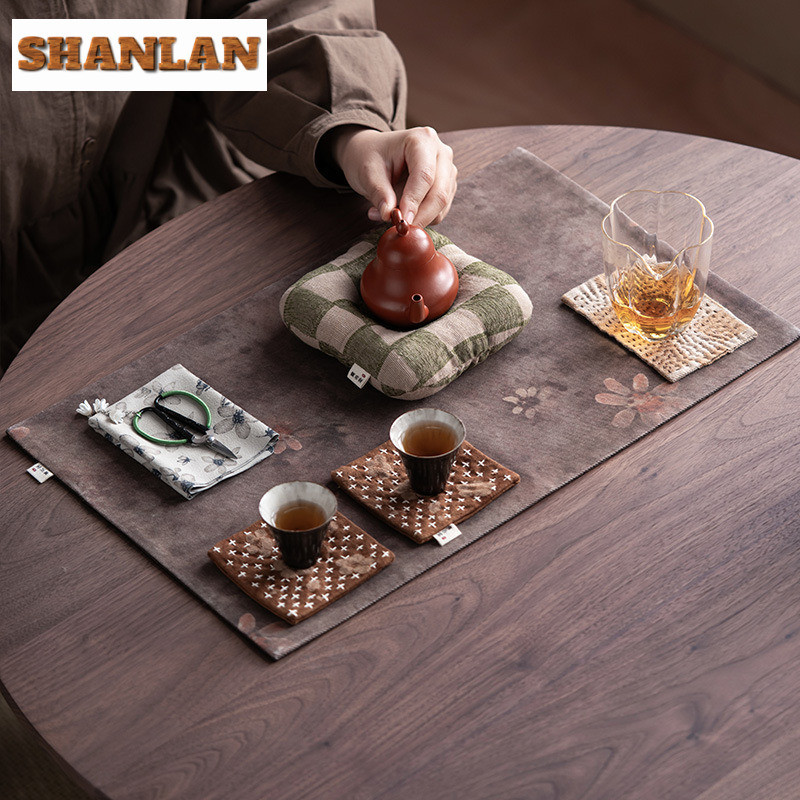 Çin Zen Dokuma Brokar çay masa - Japanese Tea incelemesi ve fiyatı