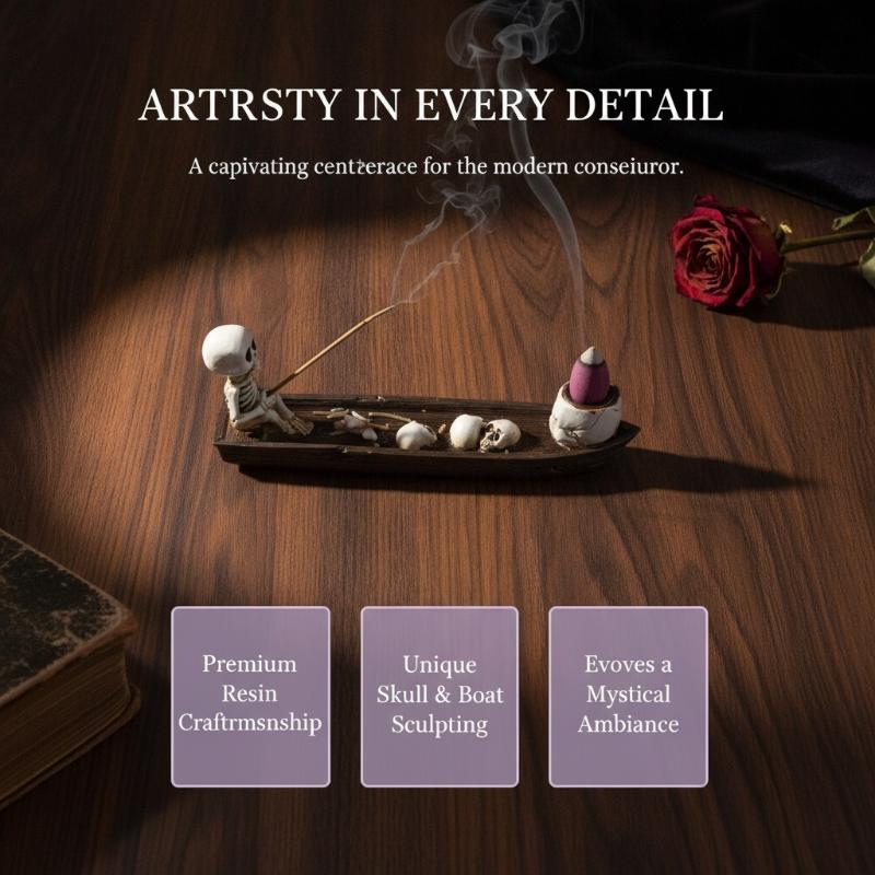 Kafatası Şeklinde Tütsü Tutucu - Incense Holder incelemesi ve fiyatı