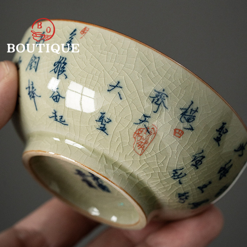 100ml eski çömlek kil mavi ve  - Japanese Pottery incelemesi ve fiyatı